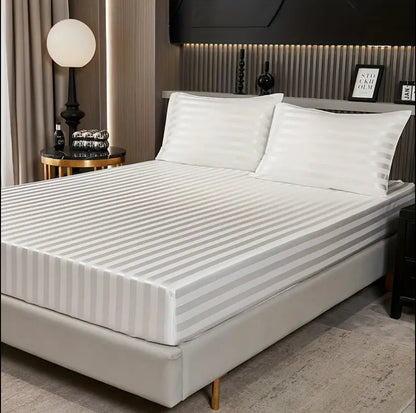 PURE COTTON stripped bedsheets