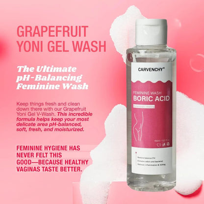 150ml Carvenchy Boric Acid Feminine Wash