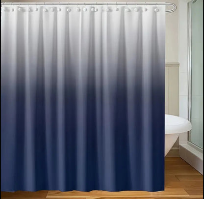 Shower curtains with hooks