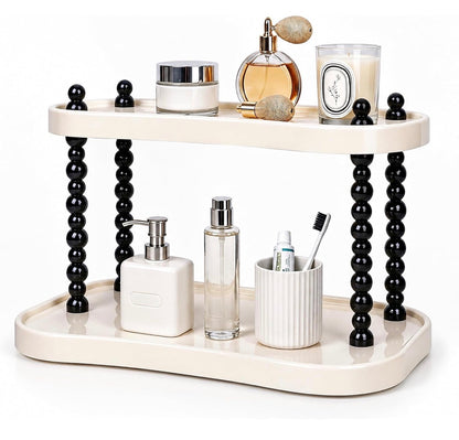 Plastic double tier storage rack / multipurpose rack