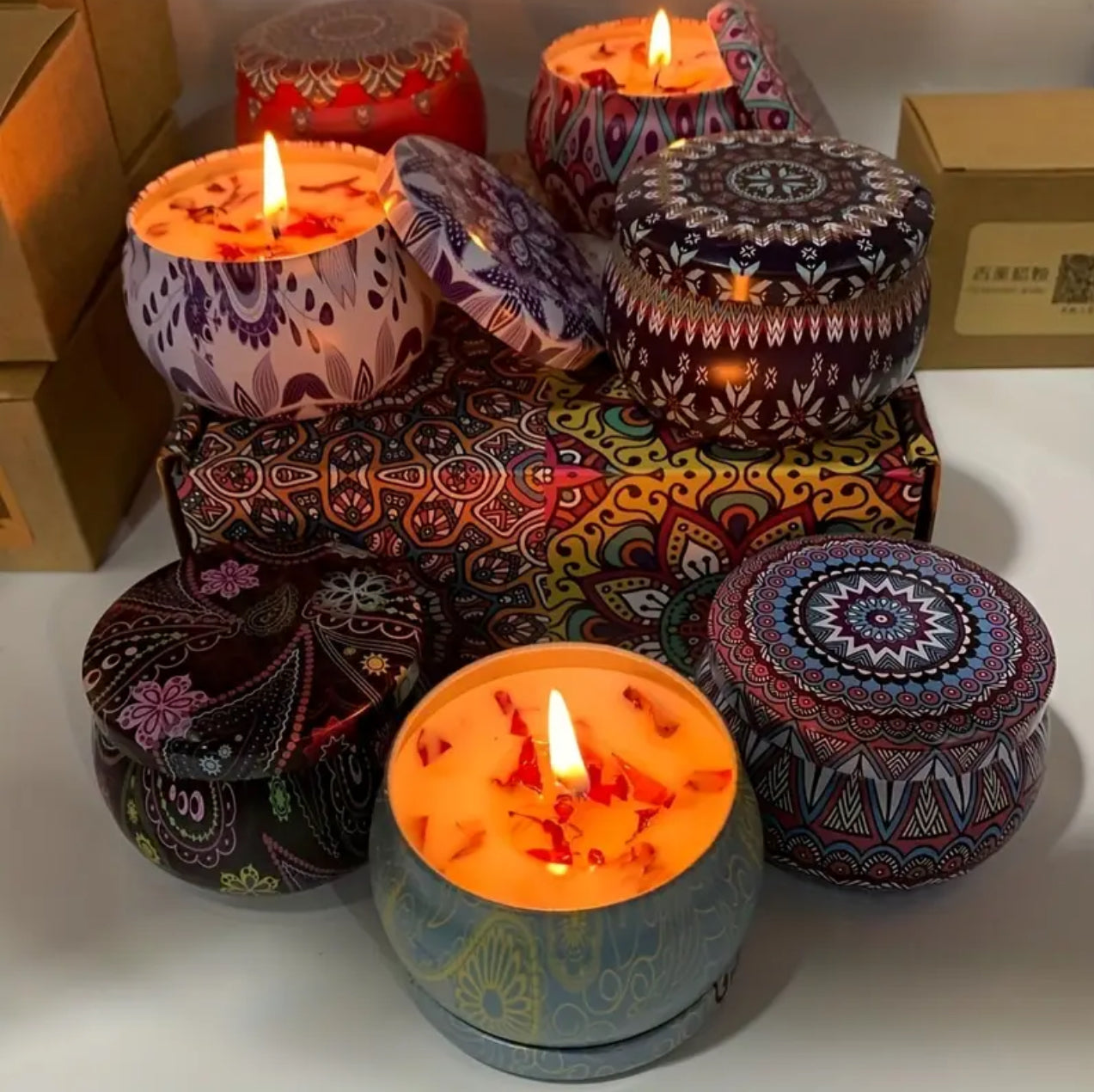 Scented candles