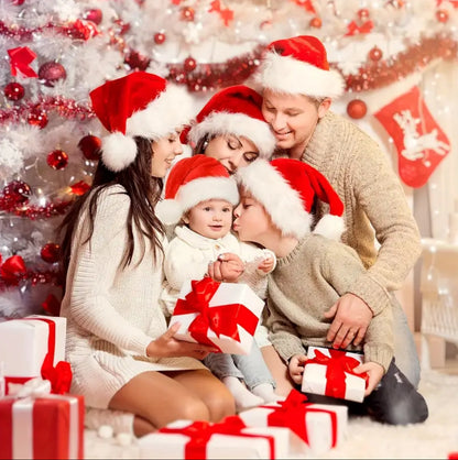 Soft thick plush Christmas hats