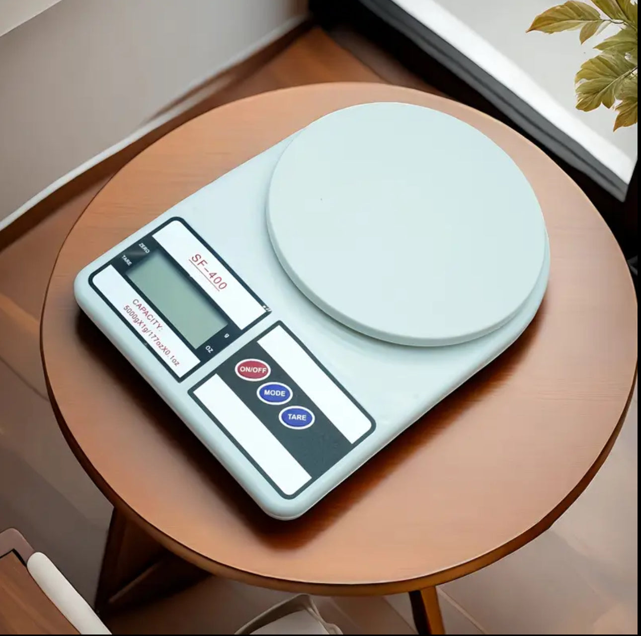 Kitchen weighing scale