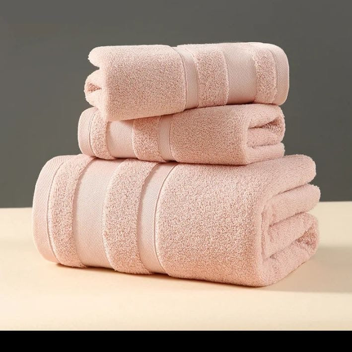 3 pcs premium quality towels