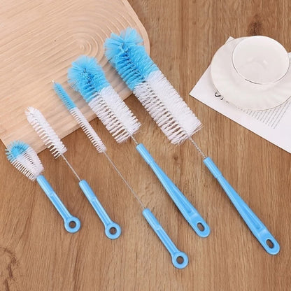 5 Pcs long bottle brush cleaner.
