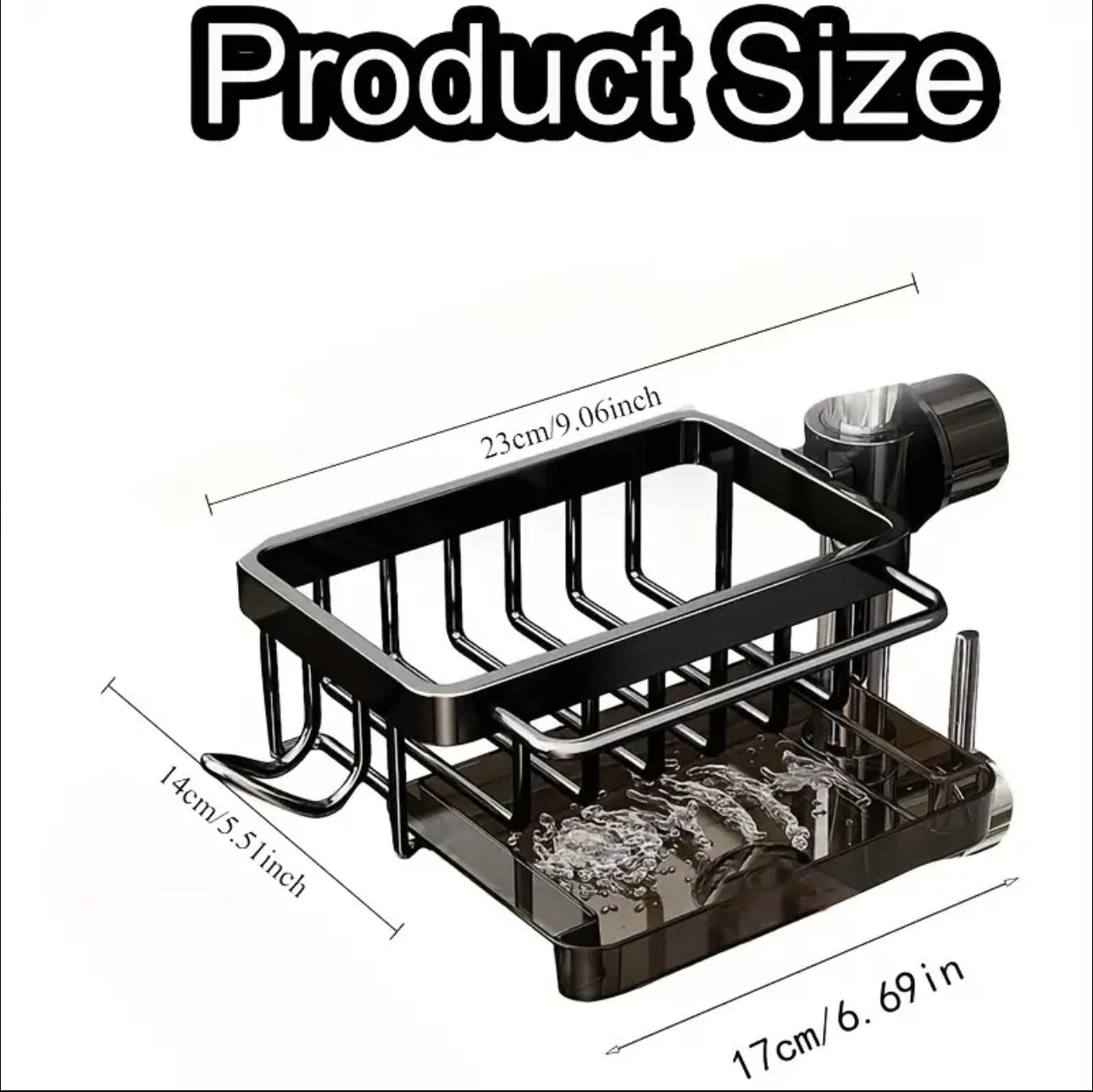 Faucet Drain Rack Kitchen Sink Organizer