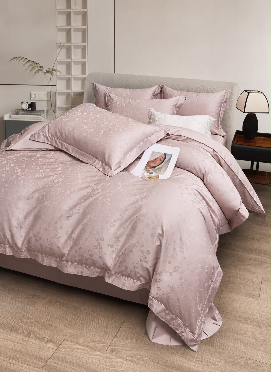 100% cotton. Zero compromise. Premium jacquard duvet set