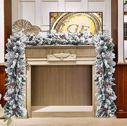 Christmas decoration rattan plush falling snow