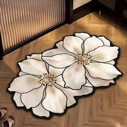 Bathroom absorbent diatom mud doormat