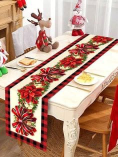 Christmas themed table runner