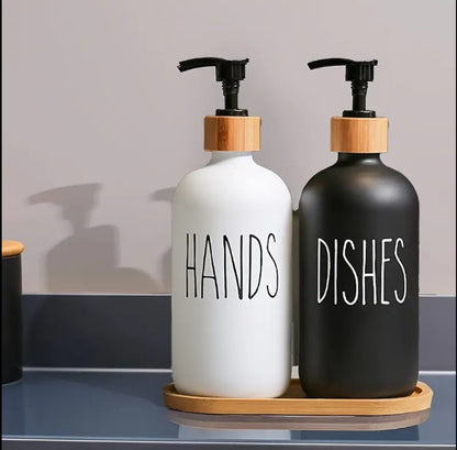 3 pc /  set hand and soap dispenser