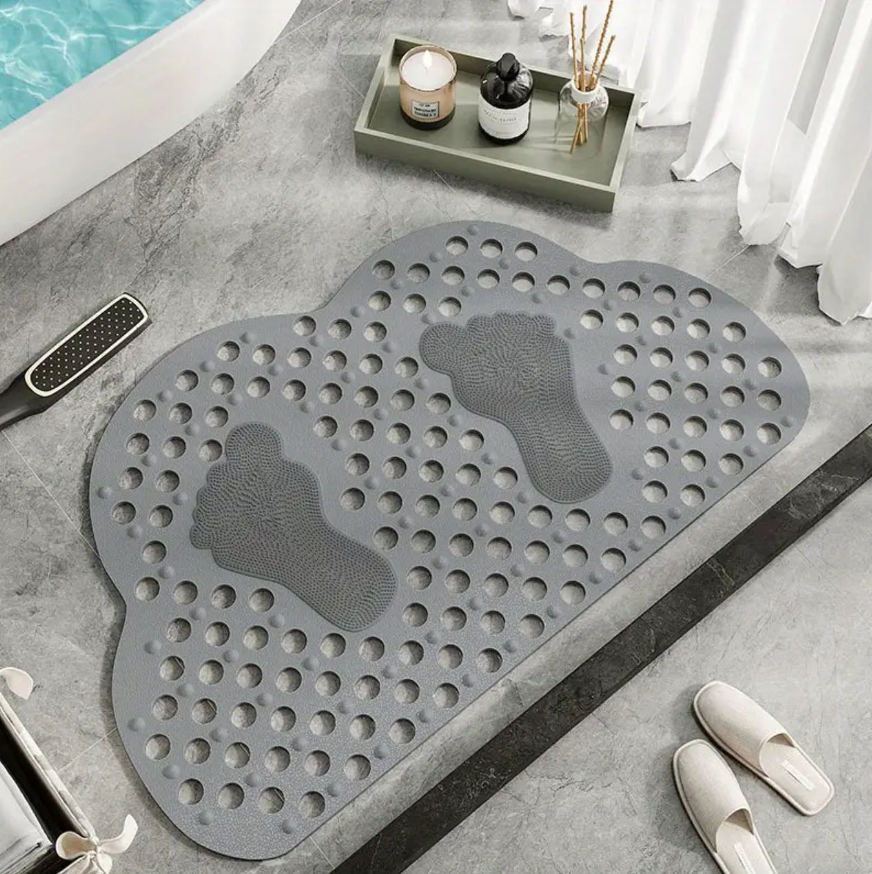 Non-Slip Rubber Shower Mat