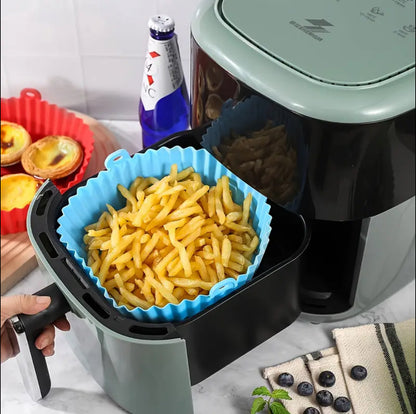 Medium Air fryer silicon liners pot reusable oven tray accessories