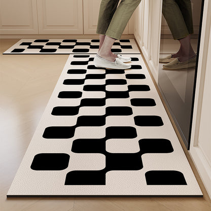 VIKAMA kitchen mats waterproof  non-slip rugs