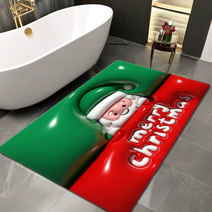Christmas 3d door mat