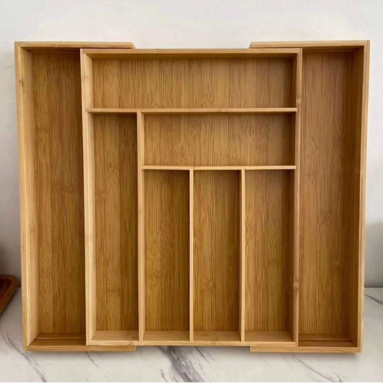 Multifunctional Bamboo drawer organizer