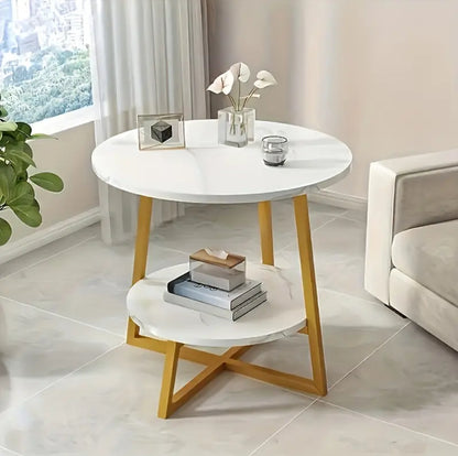 luxury double layered coffe side table