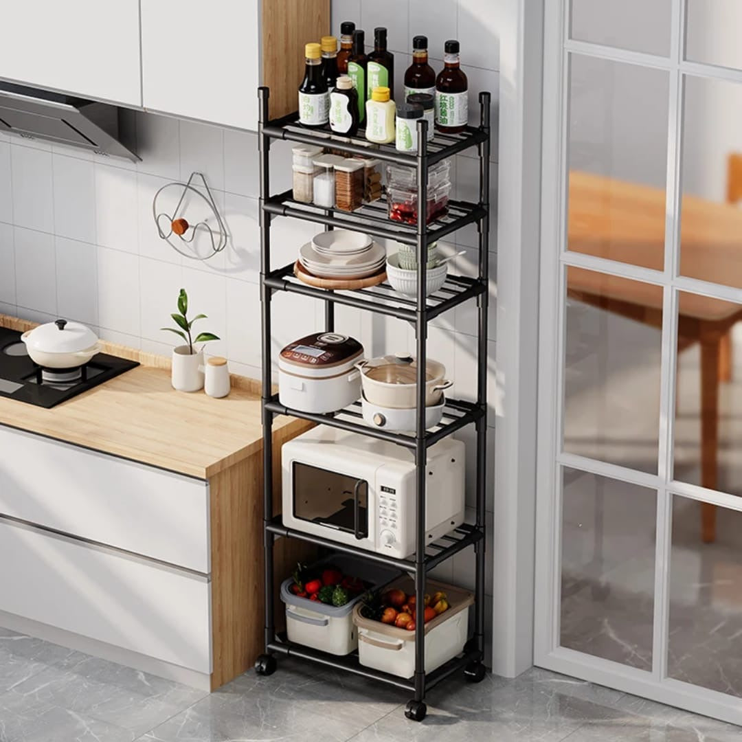 Kitchen rack trolley With wheels
