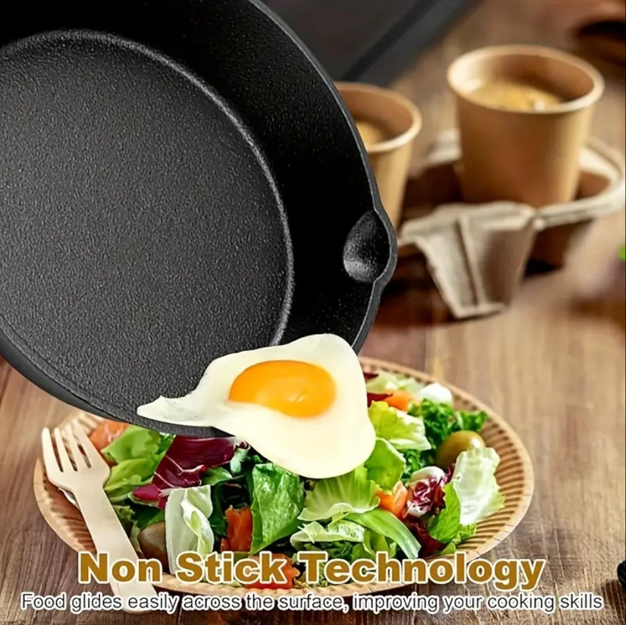 4pcs Cast Iron Skillet Set