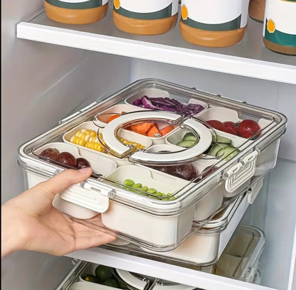 9 in 1 Compartment Food/Spice Storage Box