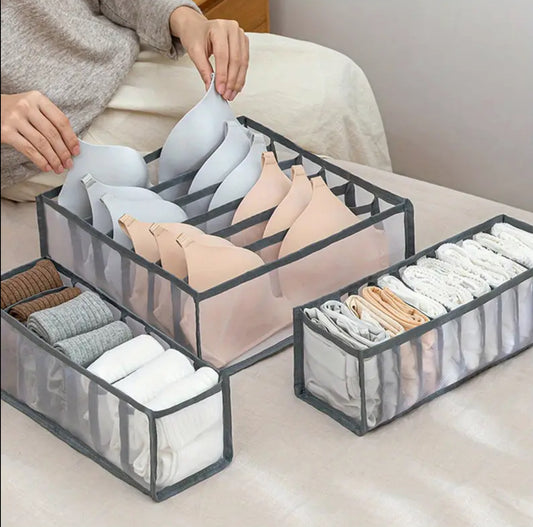 3pc Underwear storage organizer