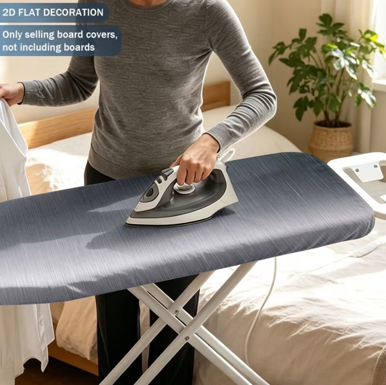 Metallic ironing boards