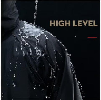 Long black Adult Raincoat