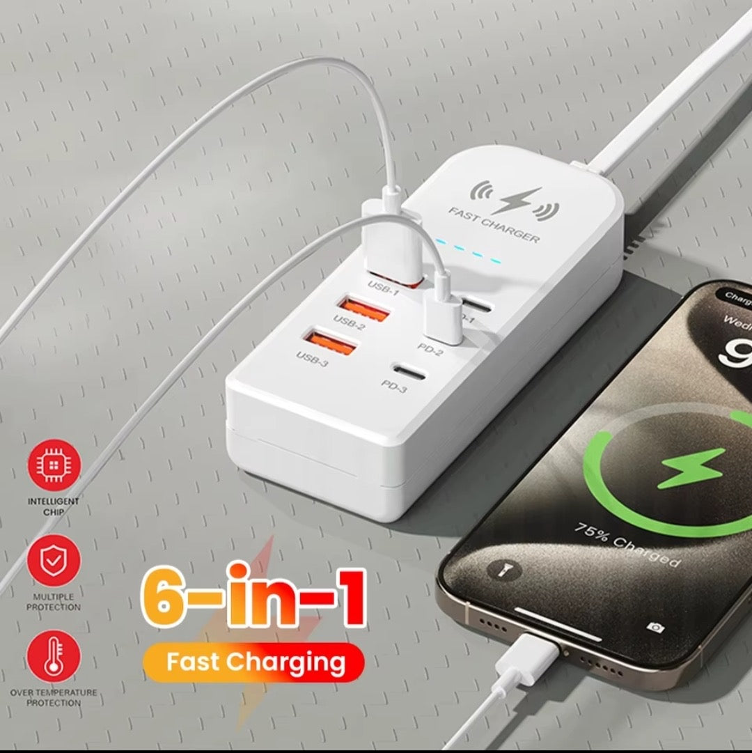 6 in 1 USB Charger