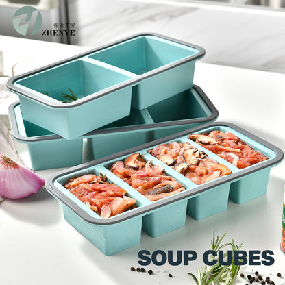 Silicone soup cubes