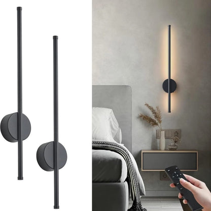 Modern Wireless LED Wall Sconce with Remote Control