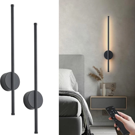 Modern Wireless LED Wall Sconce with Remote Control