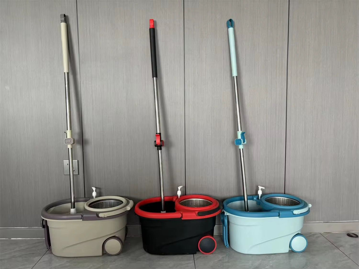 Metallic magic spin mop