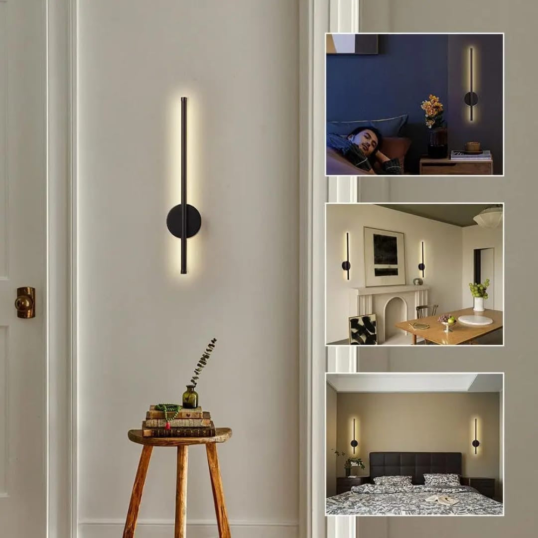 Modern Wireless LED Wall Sconce with Remote Control