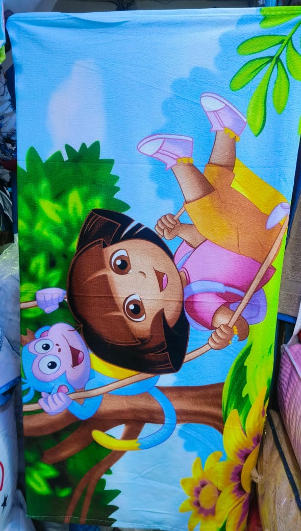 Cartoon themed towels