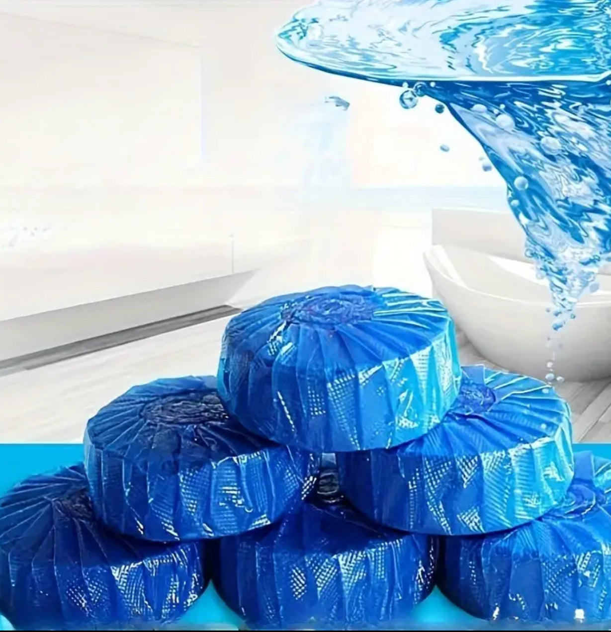 10pc set Blue bubble toilet cleaner