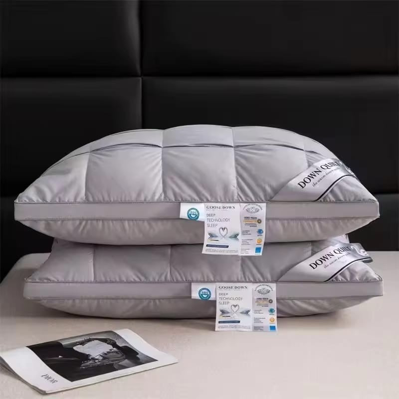 Goose down premium fiber pillow