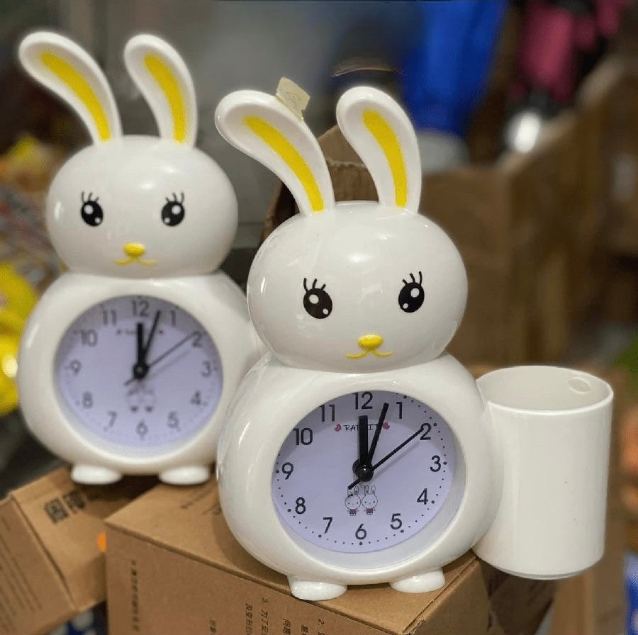 Cute rabbit alarm clock