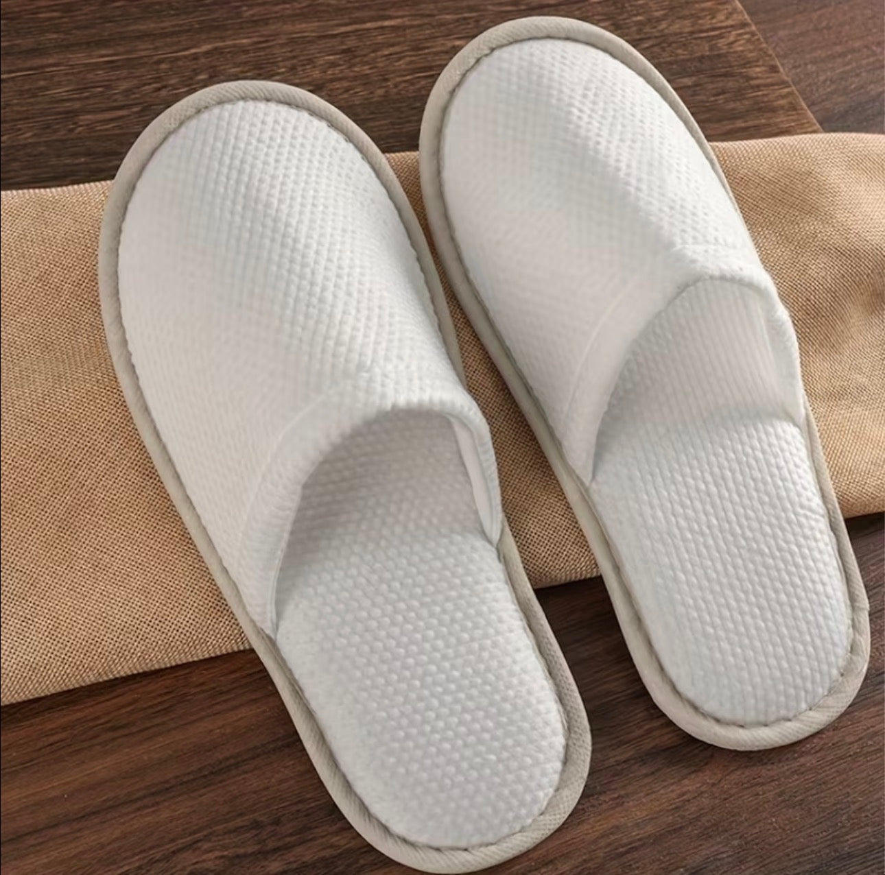 Disposable hotel slippers