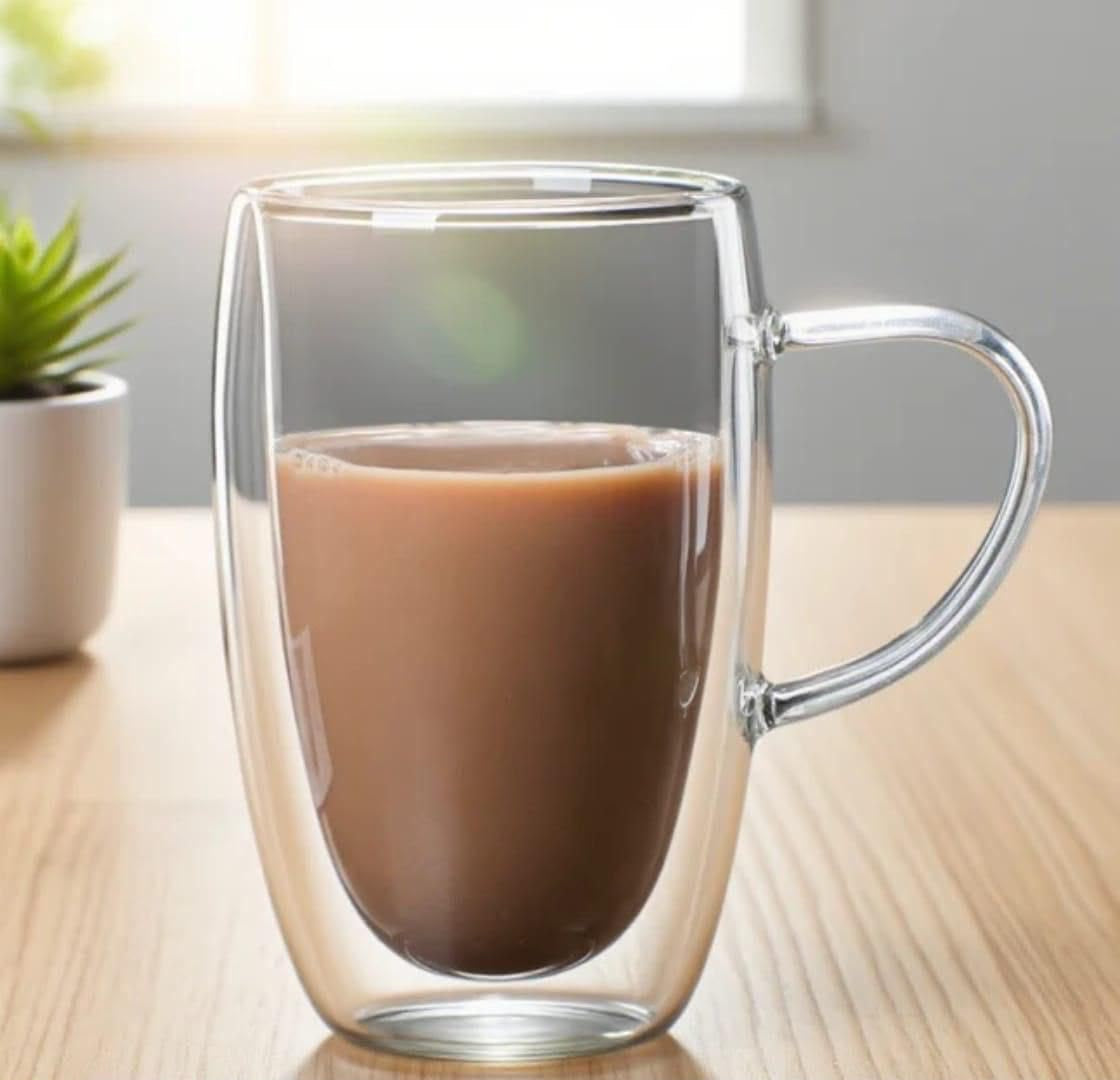 Borosilicate Coffee Double-Sided Mug 450ml