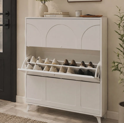 BUCKET FLIP SHOE CABINET