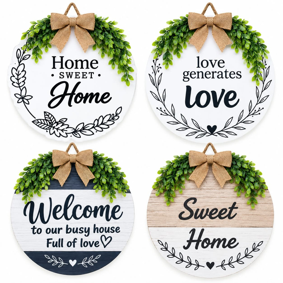 Wooden hanging decor