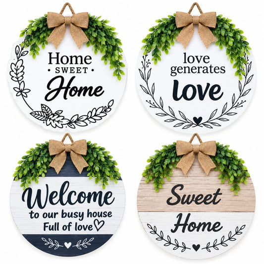 Wooden hanging decor