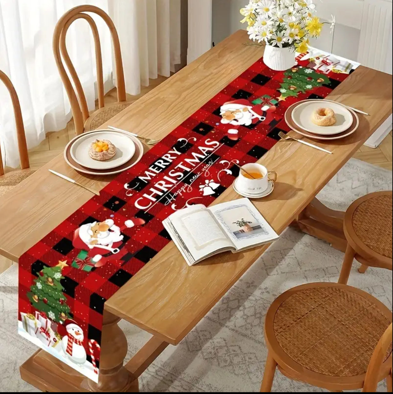 Christmas table runner