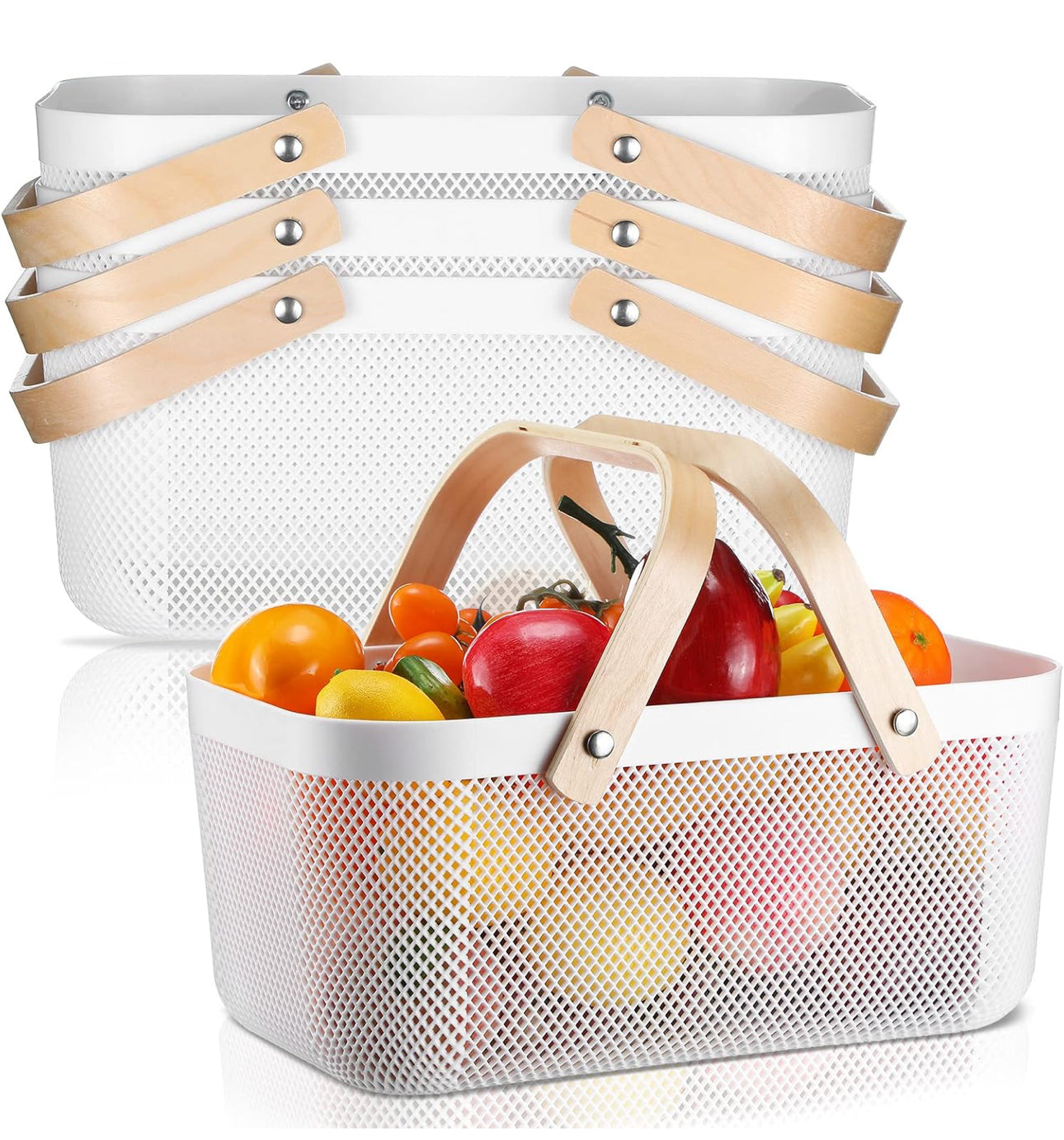 Pantry Storage/fruit basket with handles