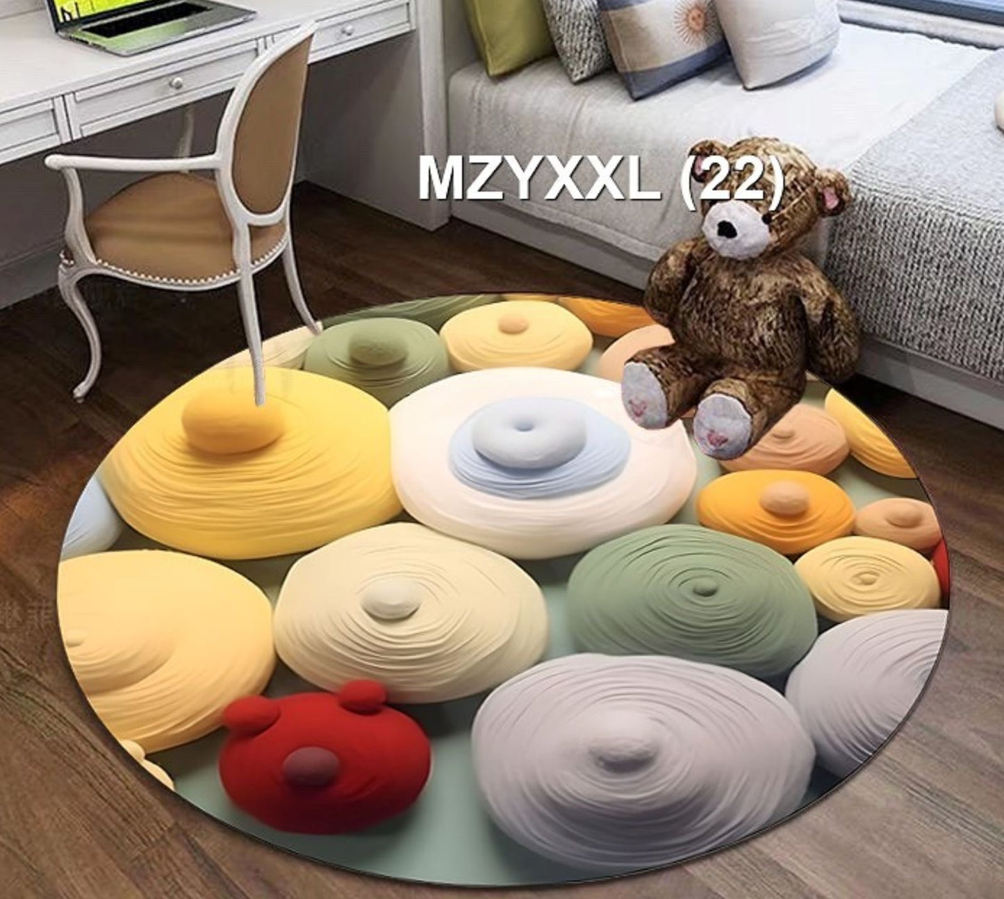 Super Soft Fluffy Round Mat