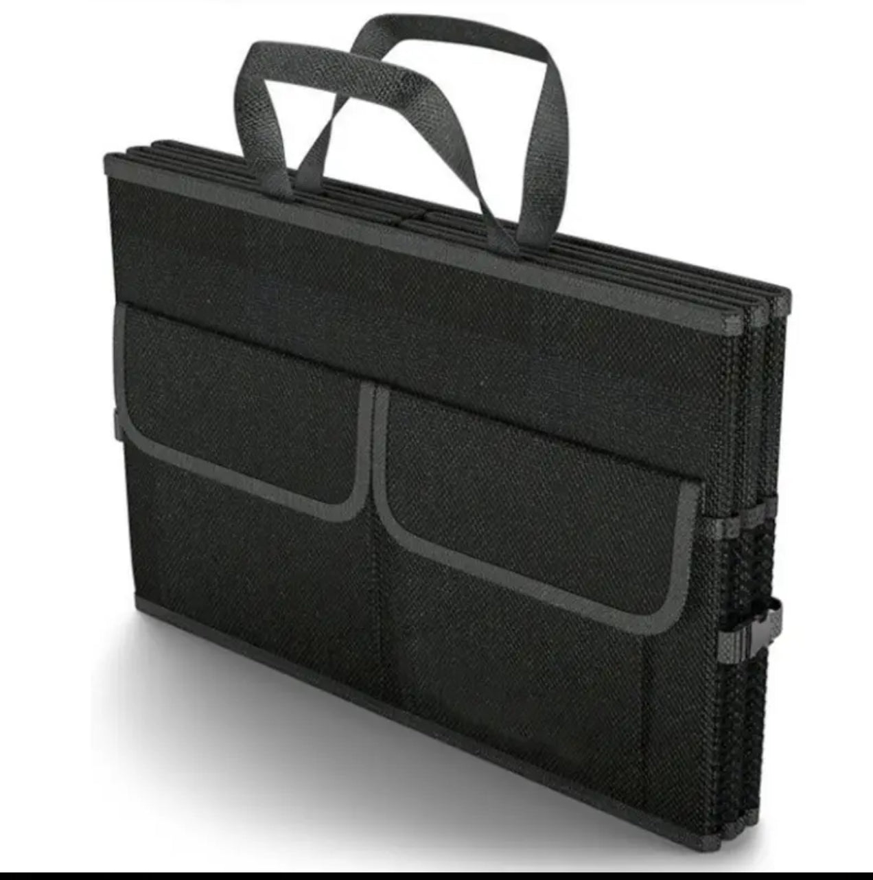 Foldable Premium Car Trunk Boot Organizer With Lid, Partitions & Handles