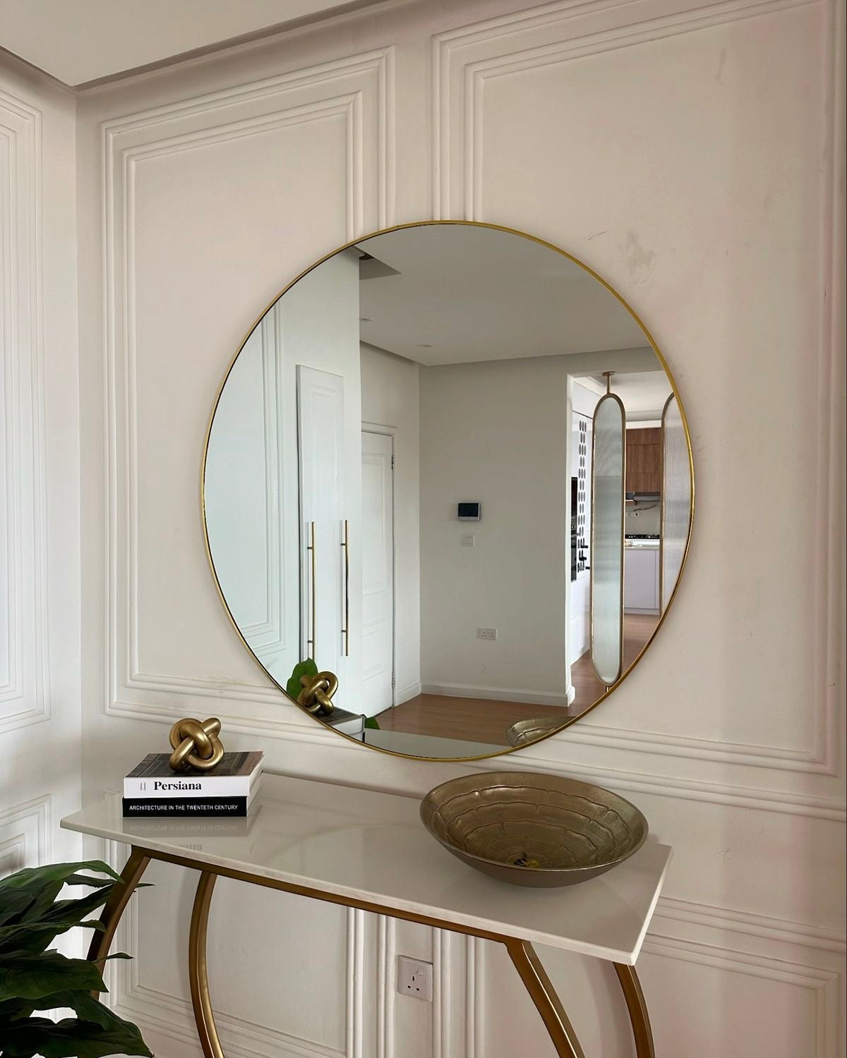 Contemporary Round Mirror