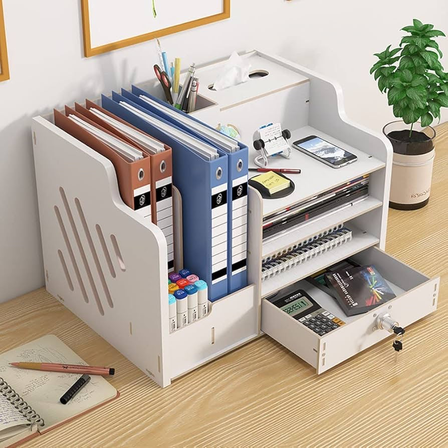 Bamboo Desk Organizer
