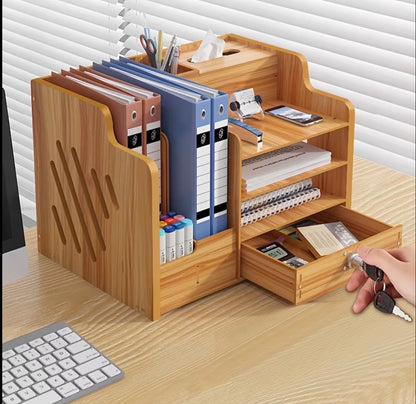 Bamboo Desk Organizer
