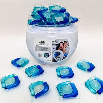 60Pcs  3 in 1 Laundry Capsule Pods